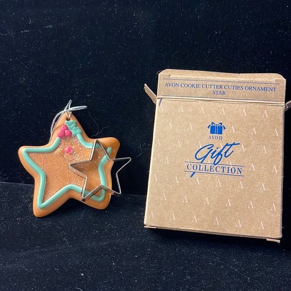 Avon Vintage Cookie Cutter Cuties Ornament - Star - Picture 1 of 7
